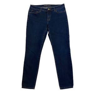MICHAEL MICHAEL KORS Skinny Dark Wash Denim Stretch Jeans Blue Size 8